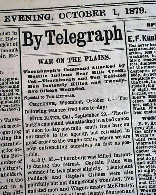 Battle of Milk Creek...