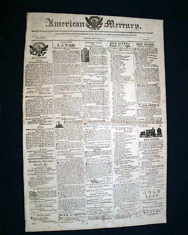 1818 presidential acts rarenewspapers