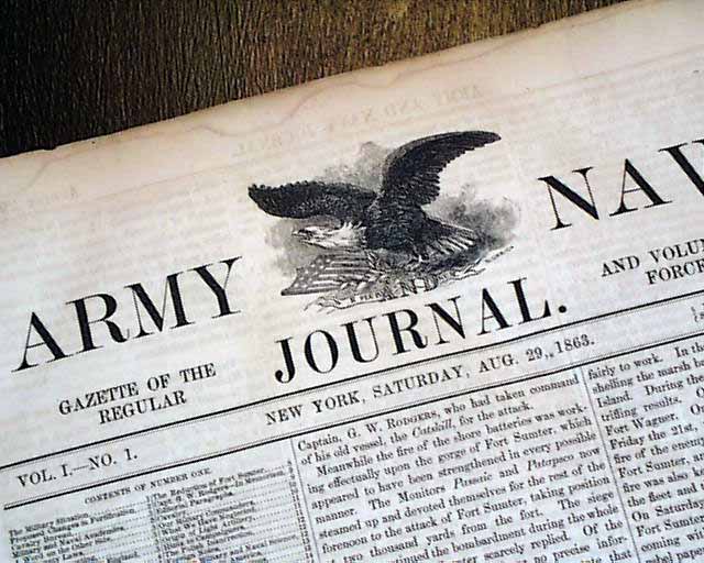 First Journal Published First issue published... - RareNewspapers.com