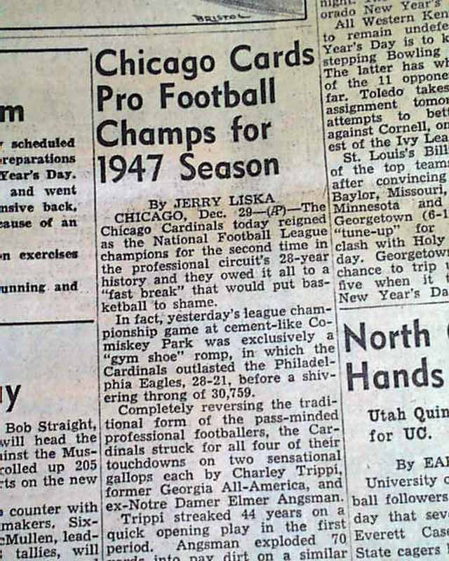 When Football Was Football: The Chicago Cardinals and the Birth of the NFL