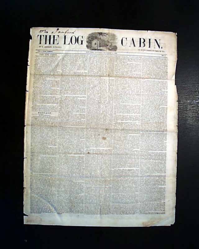 Famous political newspaper by Horace Greeley...