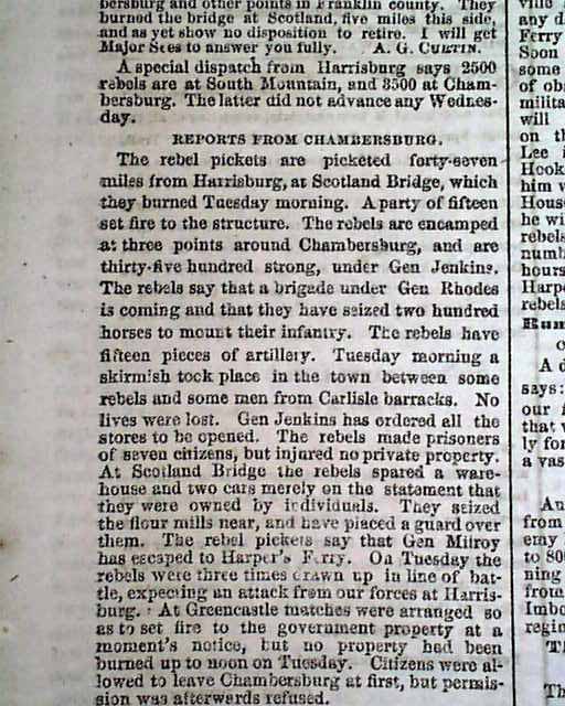 1863 Springfield MA Newspaper.... - RareNewspapers.com