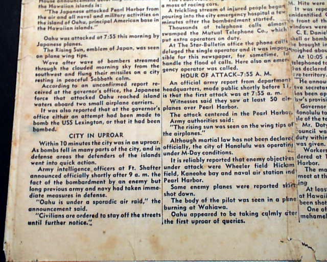Best of all Pearl Harbor newspapers...
