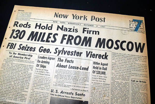 Operation Barbarossa... German invasion of Russia... Moscow...