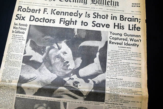 Robert Kennedy shot & near death...