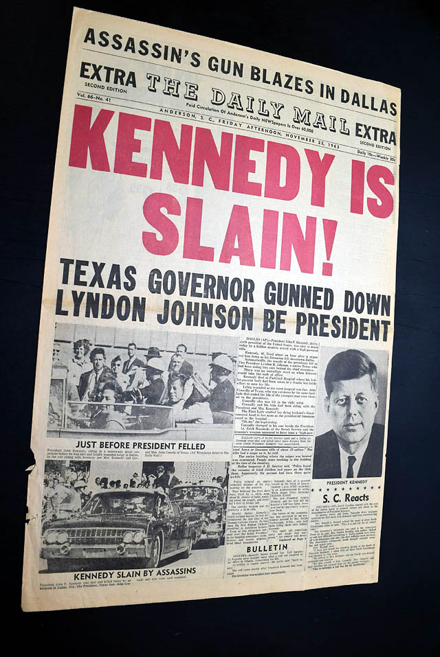 Dramatic report of JFK's 1963 assassination...