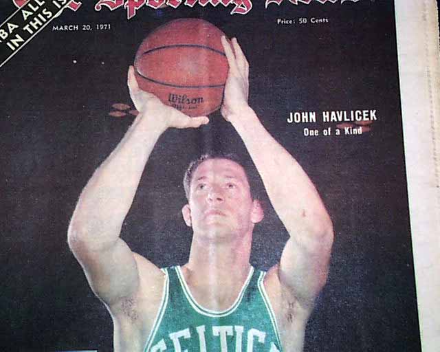 Boston Celtics John Havlicek, 1971...