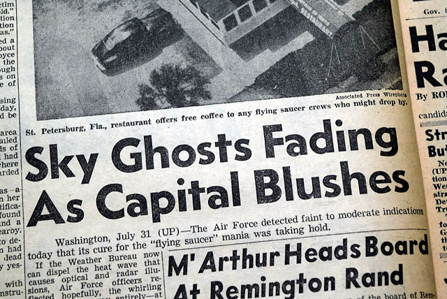 1952 Washington D.C. UFOs ?...