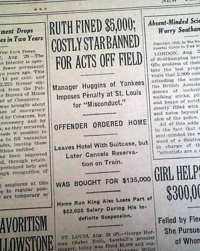 Flashback: Babe Ruth and the Yankees called New Orleans home during spring  training in 1920s – Crescent City Sports