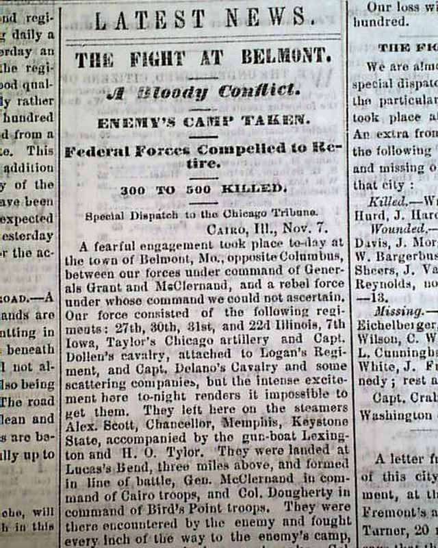 Battle of Belmont...