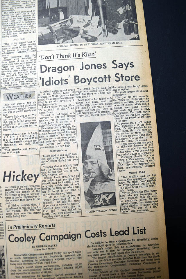 1966 North Carolina KKK...