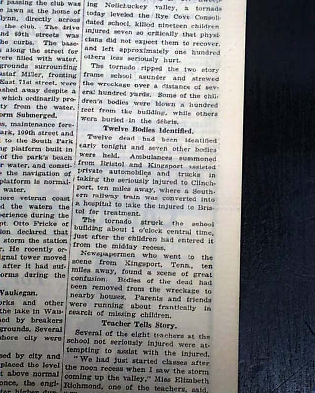 1929 Rye Cove, Virginia tornado... - RareNewspapers.com