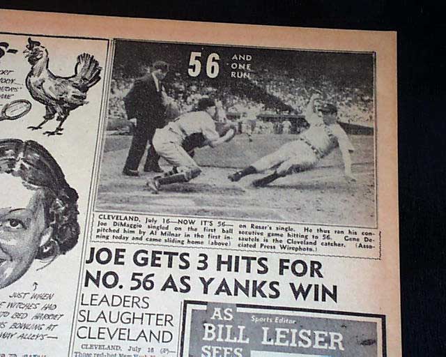 Did You Know: Joe DiMaggio's Famed Batting Streak Was Ended by One of  Milwaukee's Own - Milwaukee Magazine