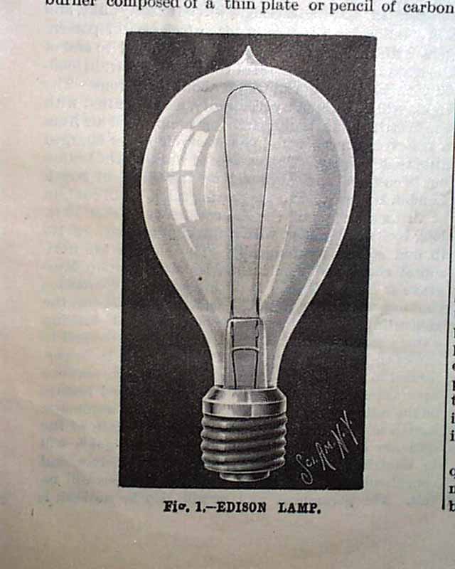 Edison wins electric light invention... - RareNewspapers.com