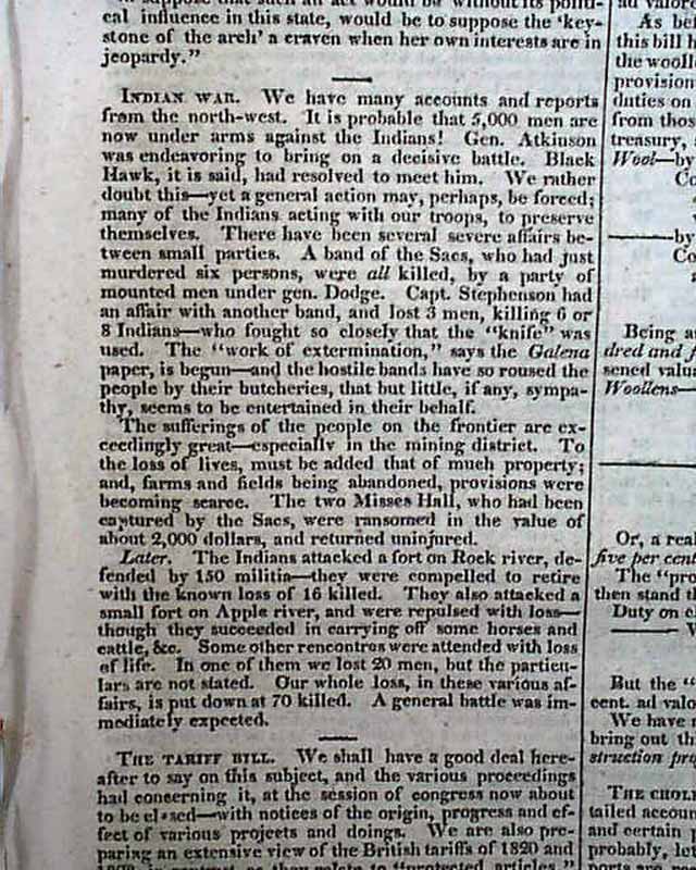 Andrew Jackson vetoes the re-charter of the Bank of the United States ...