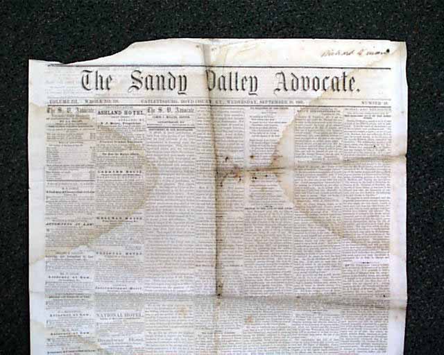 Very rare Kentucky newspaper from the Civil War...