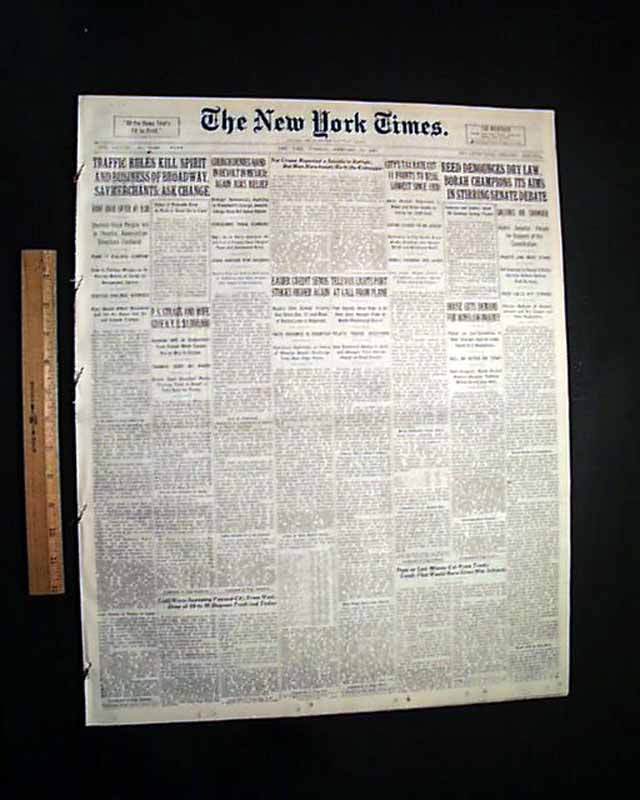 Best St. Valentine's Day Massacre Bugs Moran Chicago Gangster War 1929  Newspaper