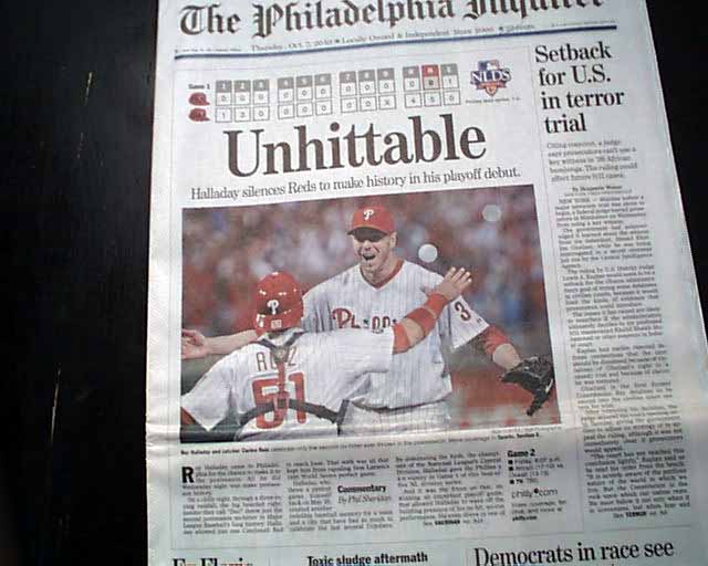 Halladay's Historic No-Hitter in Photos – NBC10 Philadelphia