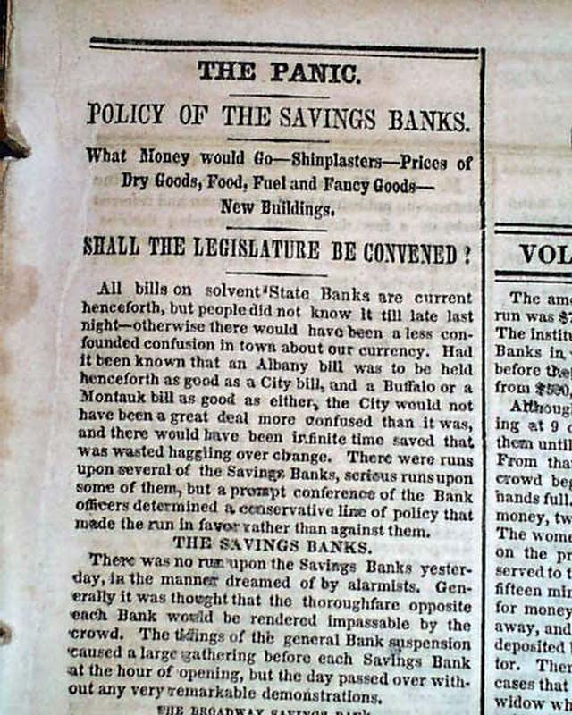 Panic Of 1857