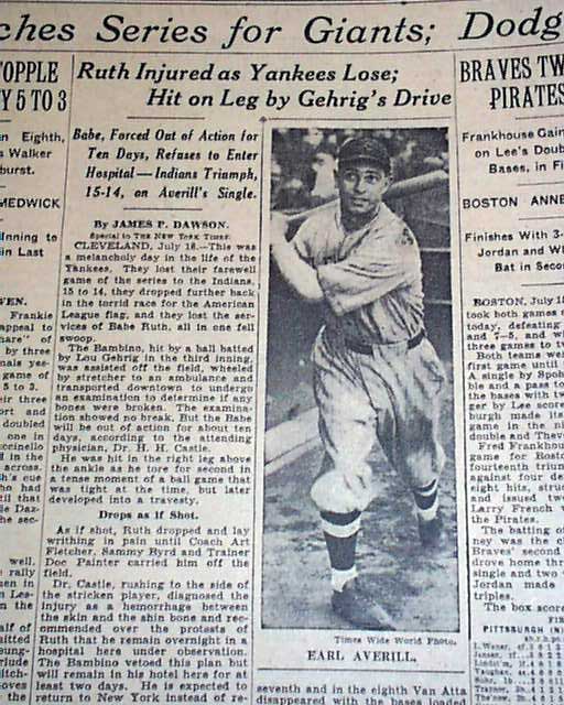 Sept. 24, 1934: The Day Babe Ruth Said Goodbye To Yankees