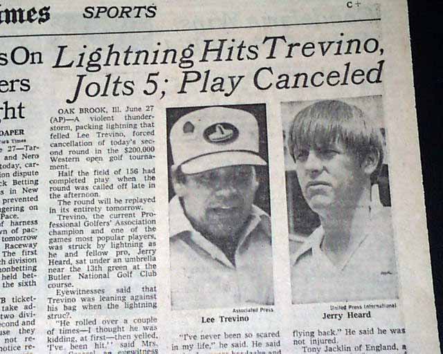 Lee Trevino, Biography, Lightning, Golf, & Facts