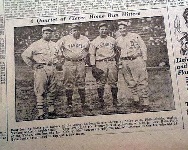 Babe Ruth Hits 500th Home Run