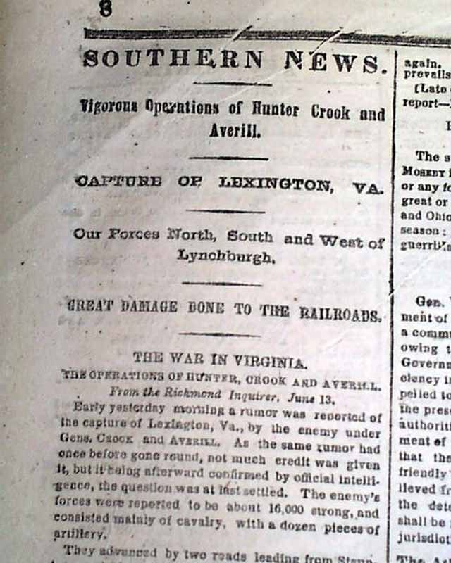 1864 Lexington VA....