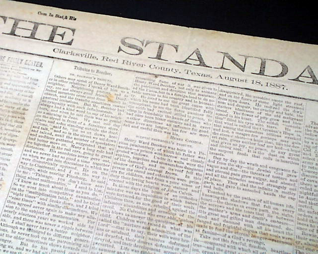 From Red River County in Texas...