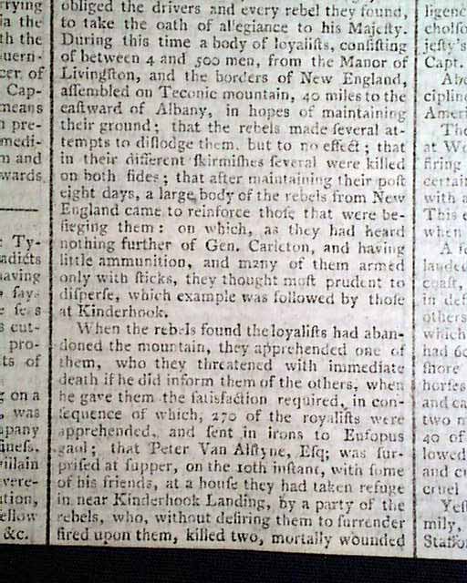 Fighting royalists at Kinderhook, N.Y.