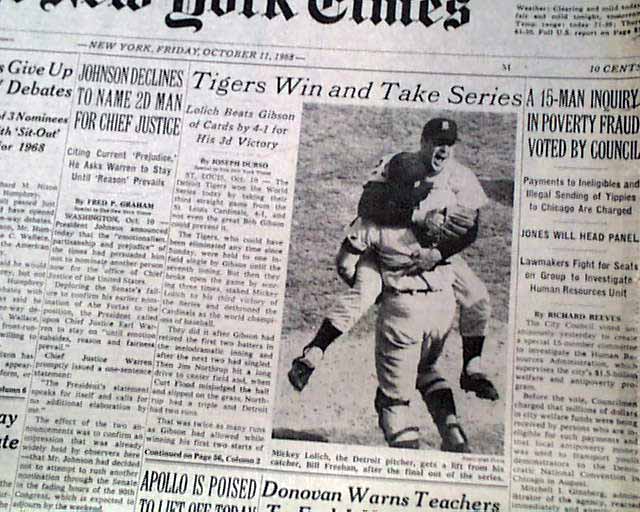 1968 detroit tigers
