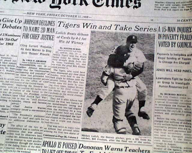 Reliving the Tigers' '68 World Series Win