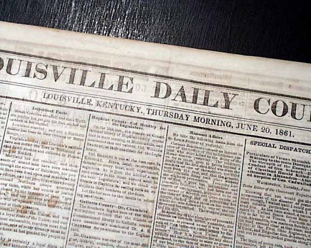 Battle of Boonville, in a Confederate newspaper...