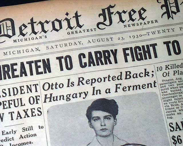 1930 Cap Hatfield death....