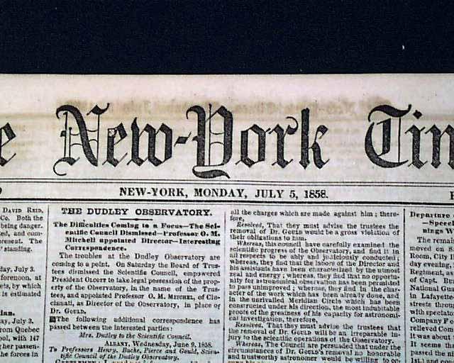 Mormon War in 1858...