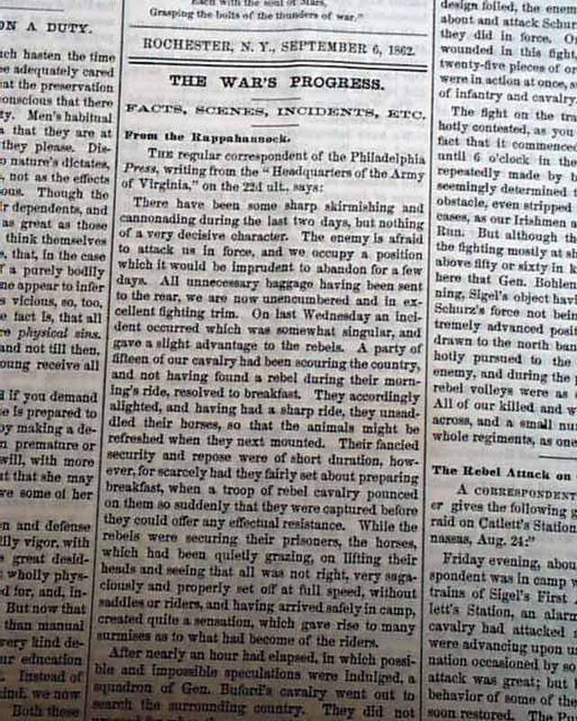 Group of seven Civil War newspapers... - RareNewspapers.com