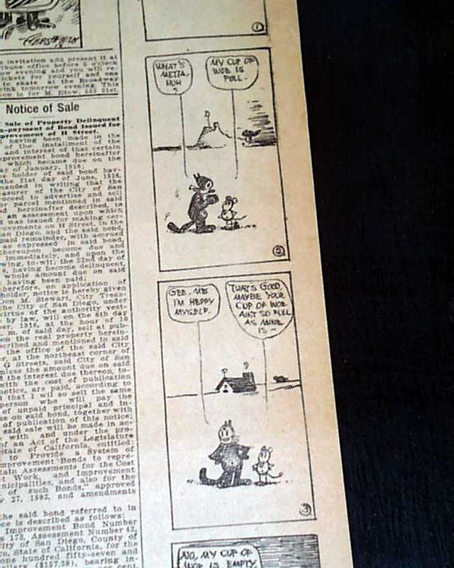 1916 Krazy Kat & Abie The Agent comic strips... - RareNewspapers.com