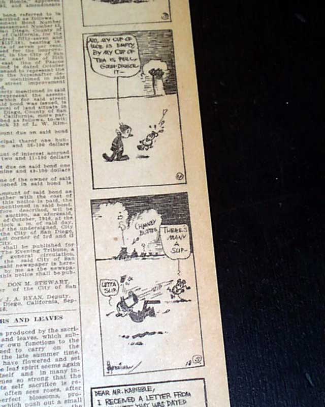 1916 Krazy Kat & Abie The Agent Comic Strips - Rarenewspapers.com