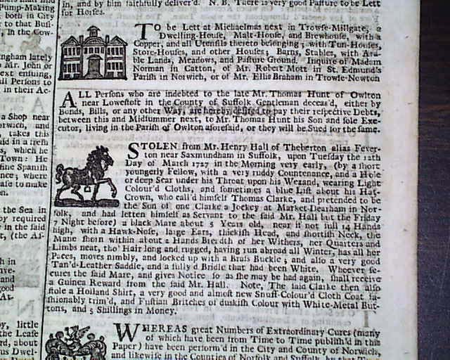 Very displayable Norwich newspaper...