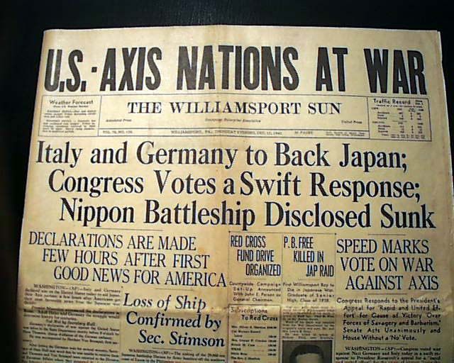 united-states-enters-world-war-ii-rarenewspapers