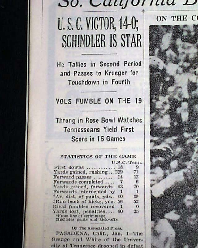 1940 rose bowl