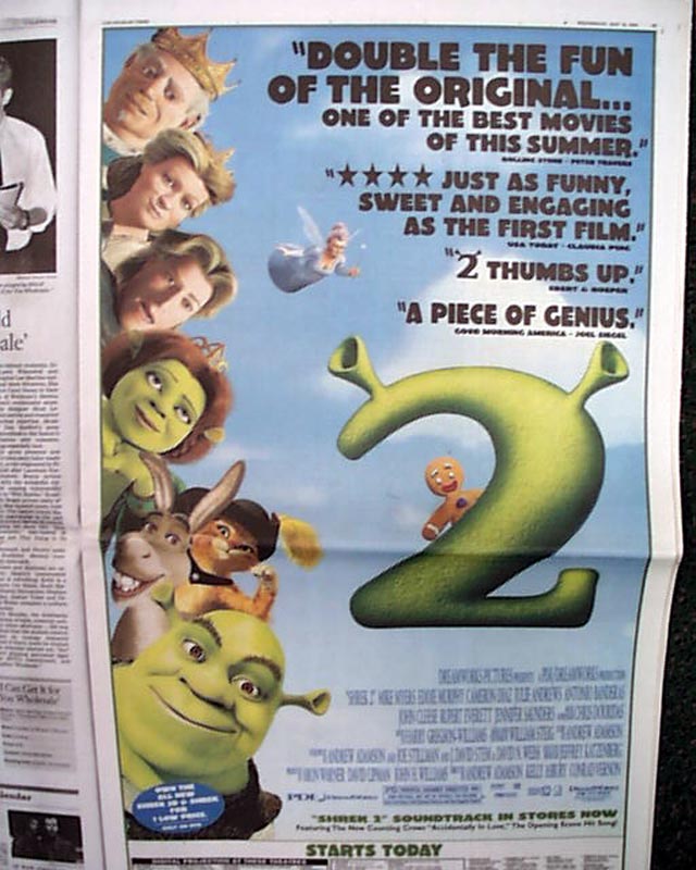 Shrek premiere hot sale