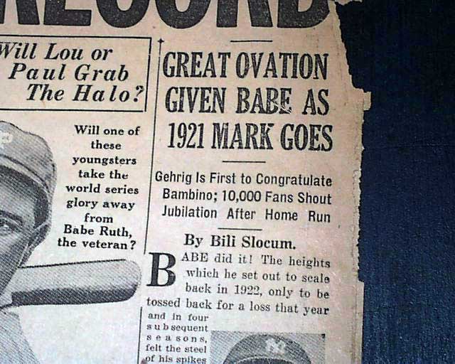 1935 Babe Ruth hits last home run – Bowie News