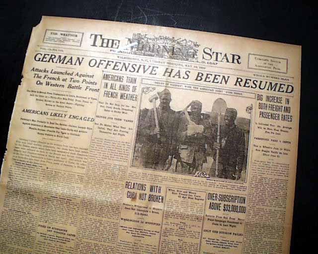 3rd battle of Aisne.. WWI... - RareNewspapers.com