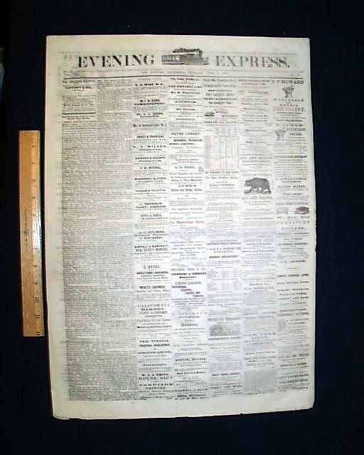 1874 Old West Newspaper From Los Angeles CA...... - RareNewspapers.com