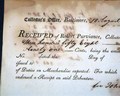 1798... receipt for drawback of duties.. - Image 3