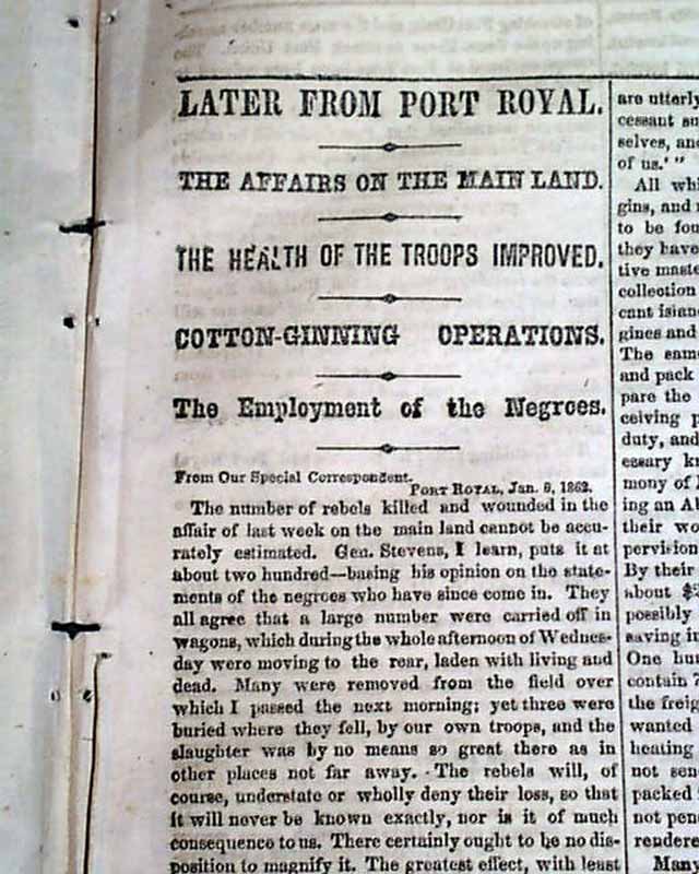 1862 Civil War Paintsville KY...