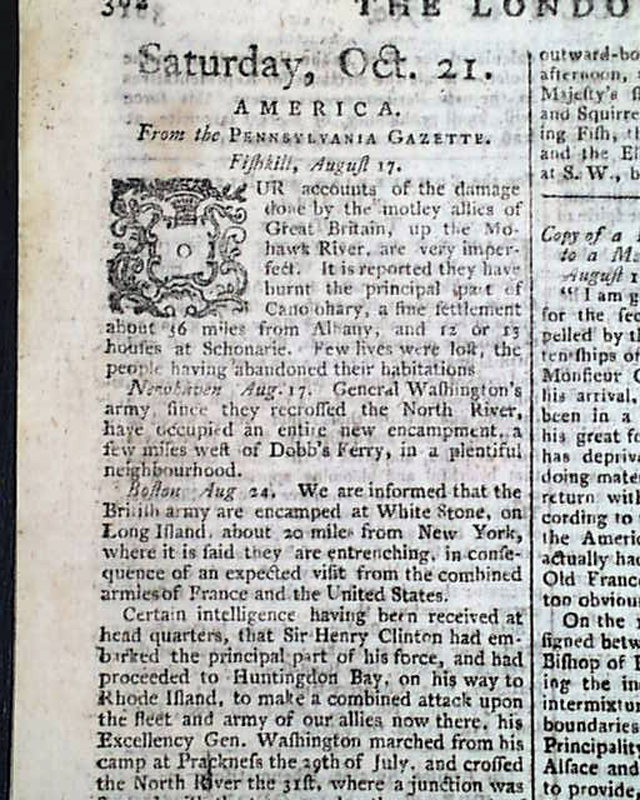 1780 Canajoharie, New York...