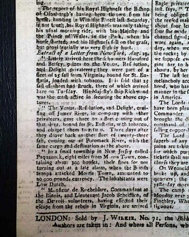 1780 Canajoharie, New York...