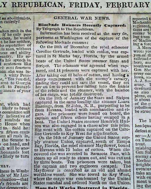 Morristown TN 1864 Civil War... - RareNewspapers.com