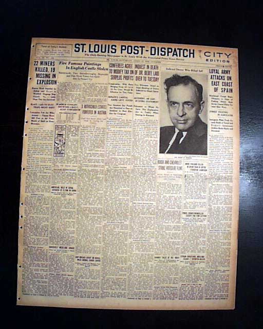 RED JACKET Coal Mine Keen Mountain Grundy Virginia VA EXPLOSION 1938